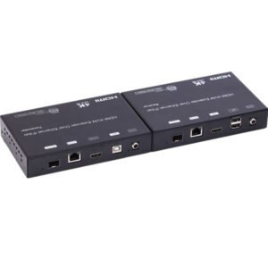 Bộ chia KVM Switch Angustos - KCE812TPK3 – HDMI + USB KVM 4K Extender Over IP/Fiber