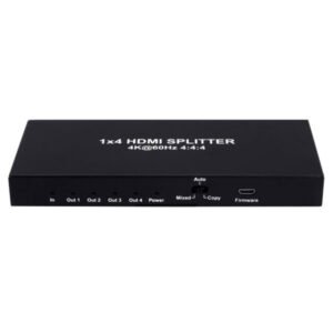 Angustos - KVS104K6P - 1×4 HDMI Splitter – Support 4K@60HZ 4:4:4